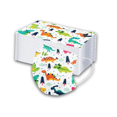50 Unidades. Mascarillas quirúrgicas de niño