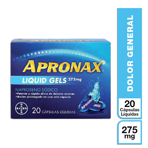 Apronax Liquid Gels 20 Tabletas