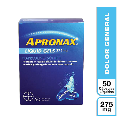Apronax Liquid Gels 50 Cápsulas Líquidas